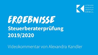 Ergebnisse Steuerberaterprüfung 20192020 – Was bedeuten diese [upl. by Carnay]