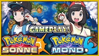 ERSTES GAMEPLAY ZU POKéMON SONNE UND MOND DeutschGerman [upl. by Froh]