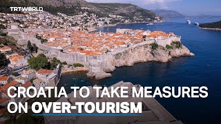 Croatian authorities implement several measures to manage tourism [upl. by Rider]