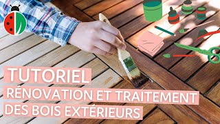 TUTORIEL  Rénovation et traitement des bois extérieurs [upl. by Saleme]