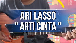 Arti Cinta  Ari Lasso Jamming Karaoke Akustik  Nada Original [upl. by Melan]