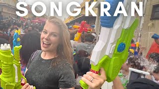 SONGKRAN 2023 🇹🇭  First time celebrating Thai New Years in Bangkok [upl. by Eelyek]