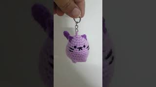 Crochet Cat Key Chain 🐈🔑 [upl. by Llenyaj]