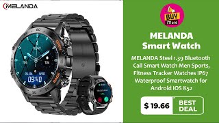 MELANDA Steel Smart Watch for Men [upl. by Dardani839]