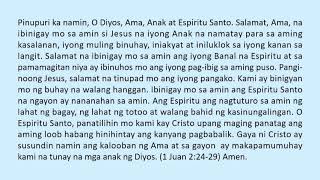 Manalangin Tayo Friday September 13 2024 [upl. by Imeaj]