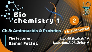 Biochemistry 1 Ch 8 Amino acids stereospecificity and action as Buffers [upl. by Aika]