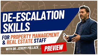 Deescalation Training for Real Estate amp Property Management Staff  Online Course Preview  Dr P [upl. by Sredna]