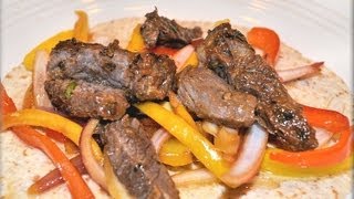 How to Make Fajitas Steak Fajitas Fajita Marinade  CookwithApril [upl. by Einor601]