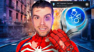 I Got The SpiderMan PLATINUM Trophy amp its INSANE [upl. by Encratia]