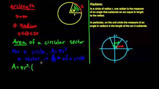 612 Circular Arcs Sectors and Motion [upl. by Euqinahs]