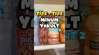 Tipe Tipe Minum Yakult part 2 tipetipe mememacak labubu yakult goduplotv [upl. by Nyrrek]