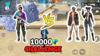 💎10000 DIAMOND Challenge in FREE FIRE • If i Lose I Give 10000 Diamonds [upl. by Brade]