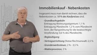 Immobilienkaufmann Welche Nebenkosten fallen beim Immobilienkauf an [upl. by Ailasor20]