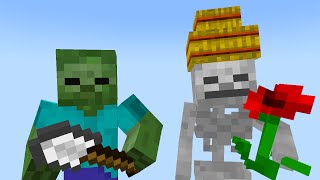 Monster School Gardening Minecraft Animation [upl. by Noteloc975]