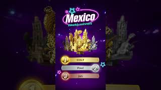 🇲🇽 𝐌𝐄𝐗𝐈𝐂𝐎 weekly tournament TOP 3 poker pokerist onlinepoker gaming game mexico top3 [upl. by Lewan]