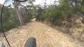 Nasty Hills Mountain Biking on Andersons  Oaks Firetrails [upl. by Miarzim]