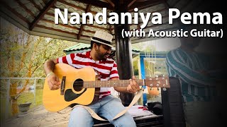 Nandaniya Pema Sada Ralu  නන්දනීය පෙම සැඩ රළු with Acoustic Guitar [upl. by Freeland]