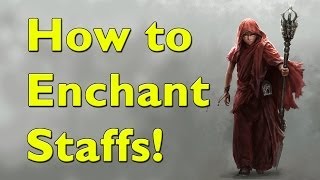 Skyrim  How to Enchant your own Staffs  Quest Guide  Youtube [upl. by Amoreta]