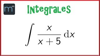 Integral racional sencilla [upl. by Ibur]