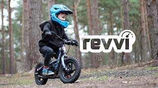 REVVI 12quot KIDS ELECTRIC BIKE PROMO VIDEO  12quot ELECTRIC BALANCE BIKE [upl. by Weil]