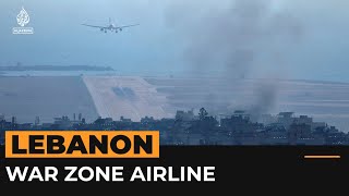 Lebanon’s national carrier provides only flights out of war zone  Al Jazeera Newsfeed [upl. by Olifoet]