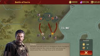 Great Conqueror  Rome The Sertorian War  Part 18 Battle of Sucro [upl. by Ahsilad]