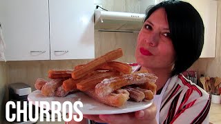 CHURROS CASEROS RAPIDO Y FACIL  Silvana Cocina ❤ [upl. by Raynata]