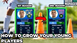 HOW TO GROW UP YOUR YOUNG PLAYER  SM22 [upl. by Rutherford]