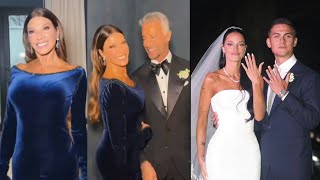 ¡DESLUMBRANTES Los looks de Catherine Fulop y Ova Sabatini en el casamiento de Oriana y Dybala [upl. by Inafetse]