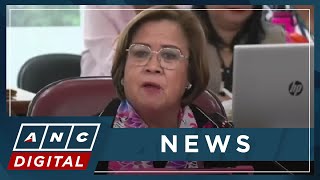 ExSenator De Lima Rewards systems of Davao Death Squad Duterte drug war similar  ANC [upl. by Nicolai]