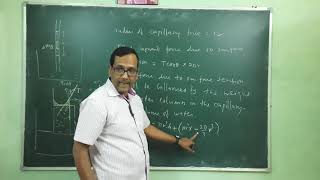 Derivation of Capillary Rise Method and Excess in Pressure in Drops and Bubbles Dr Mohan L Verma [upl. by Siblee52]