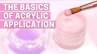 The Basics of Acrylic Nails for Beginners Acrylic 101 How to start doing acrylic nails [upl. by Fanchan]