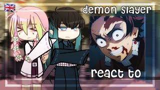 Hashiras react to Swordsmith Village arc season 3  Tanjiro vs Hantengu  Demon Slayer  Gacha Club [upl. by Orlov]