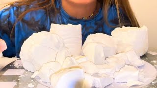 Cornstarch crunch asmr edit  crTHECrunchQueen [upl. by Gold]