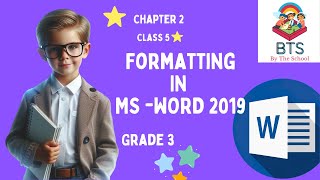 BTS  MS Word 2019 FORMATTING  Grade 3 [upl. by Edgar]