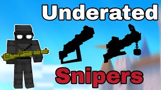 Most Underrated Snipers  Pixel Gun 3D [upl. by Huntley]