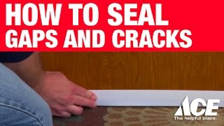 How To Seal Gaps and Cracks Ace Hardware [upl. by Richie392]