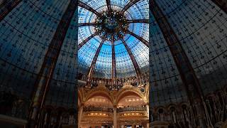 Galeries Lafayette in Paris  Coupole Souvenirs Shopping Full Video in Link paris shopping travel [upl. by Poyssick676]