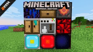 Todos os Blocos Secretos e Proibidos no Minecraft BedrockPE [upl. by Airdna410]