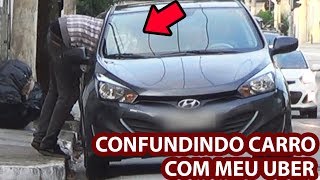 ENTRANDO EM CARRO DE DESCONHECIDO ACHANDO QUE ERA MEU UBER [upl. by Anal]