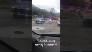 Homeland security arriving to western nc after hurricane helene [upl. by Akemahc]