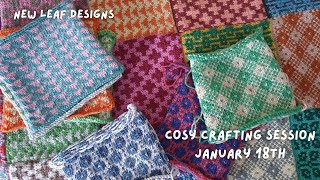 Cosy Crafting Session Jan 18th 2024 [upl. by Ecyoj]