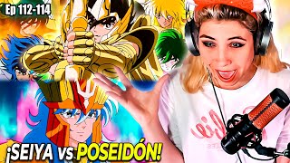 ¡FINAL SAGA POSEIDÓN😱🔱 LA ÚLTIMA BATALLA💥 REACCIÓN CABALLEROS DEL ZODIACO Ep 112114 [upl. by Prissy]