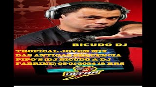 TROPICAL JOVEM MIX DAS ANTIGAS 1037 FM SEQUENCIA PIPOS DJ BICUDO amp DJ FABRINE 05 01 2024 19 HRS [upl. by Audry467]