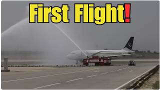 The First Aircraft to Land at New Islamabad Airport My Inside Story [upl. by Obellia]