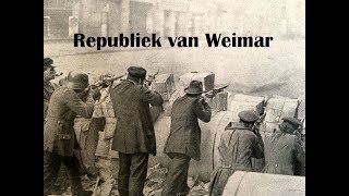 De Weimarrepubliek  Republiek van Weimar 19181933 [upl. by Ainna207]