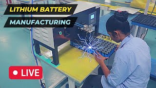 Lithium Battery Manufacturing Process  Lithium Battery Making  LithiumIon Battery Manufacturing [upl. by Hasen]