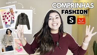 COMPRINHAS NA SHEIN amp ALIEXPRESS  DUPE ZARA  MELHORES COMPRAS comprinhasshein aliexpress shein [upl. by Arbma229]