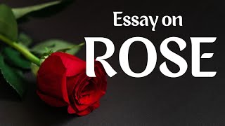 Paragraph on Rose🌹 in 250 Words  Essay Writing [upl. by Ralli]