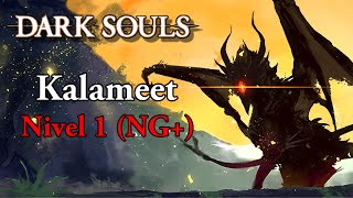 Dark Souls  Kalameet a Nivel 1 NG No Hit [upl. by Kajdan]